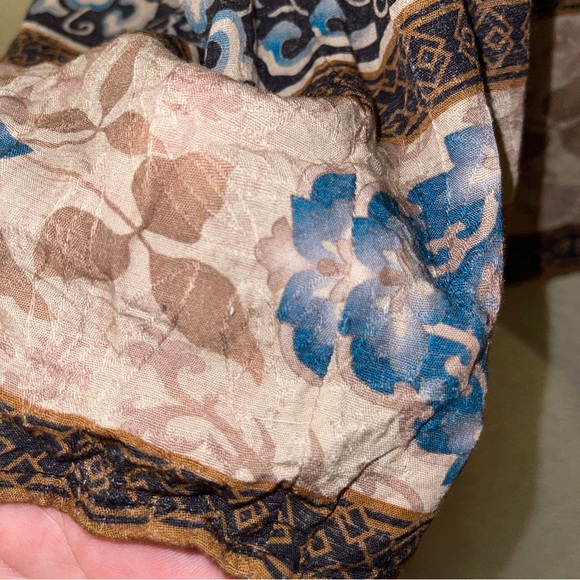 Spell & The Gypsy Cherry Blossom Kimono in Tangerine Size M/L with Sash - Picture 5 of 11